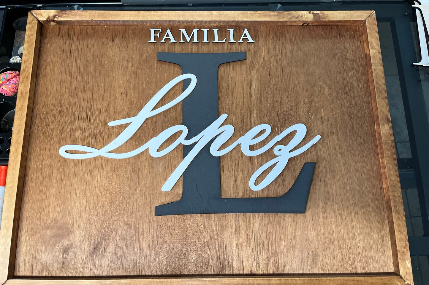 Last name wall signs
