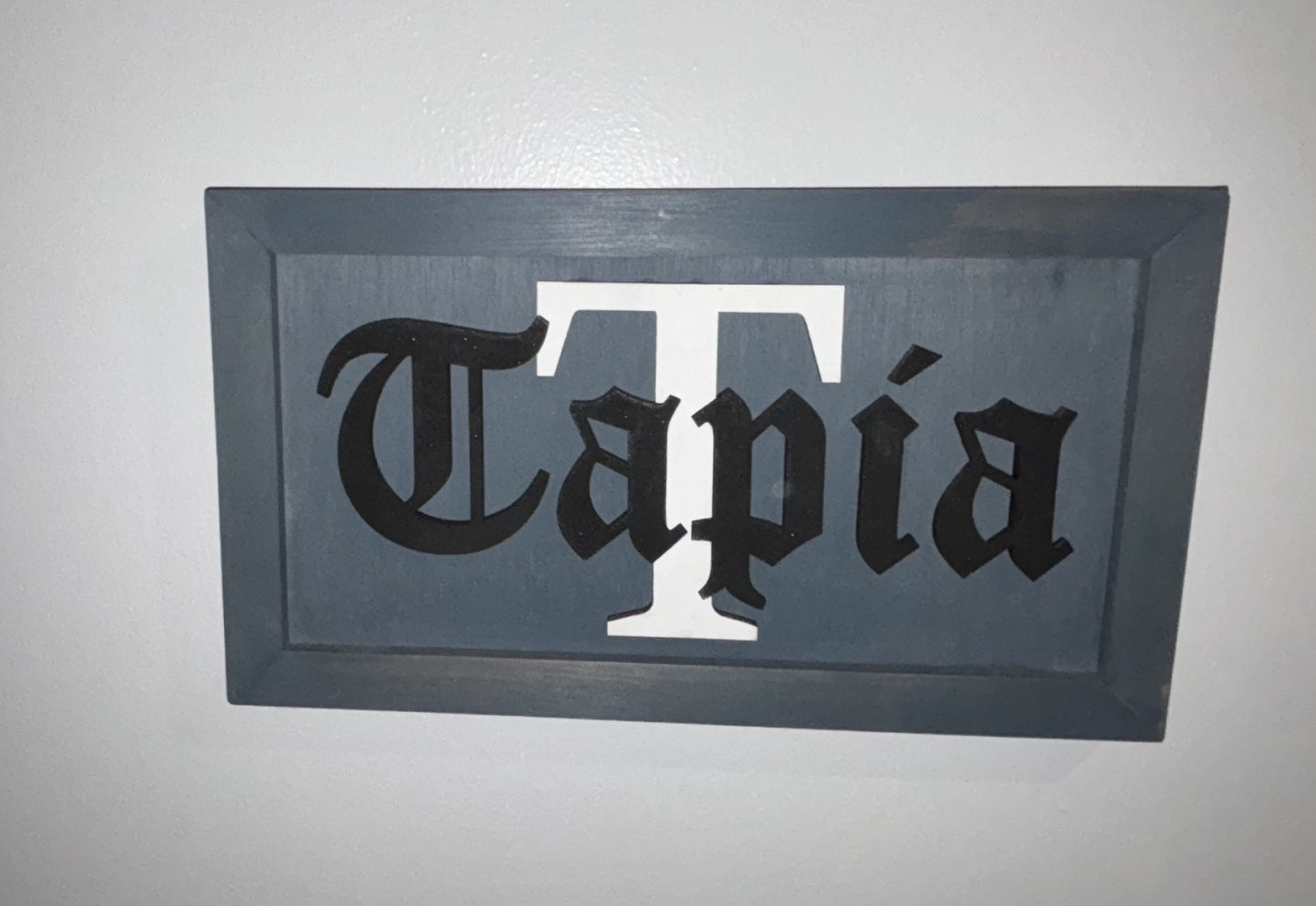 Last name wall signs